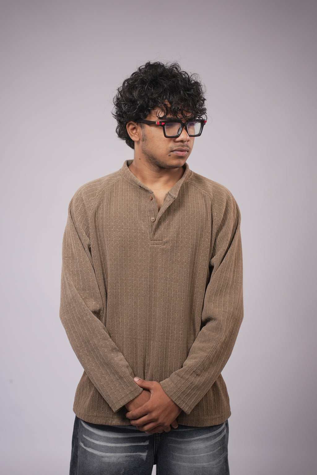 MEN FULL SLEEVE COLLAR T SHIRT