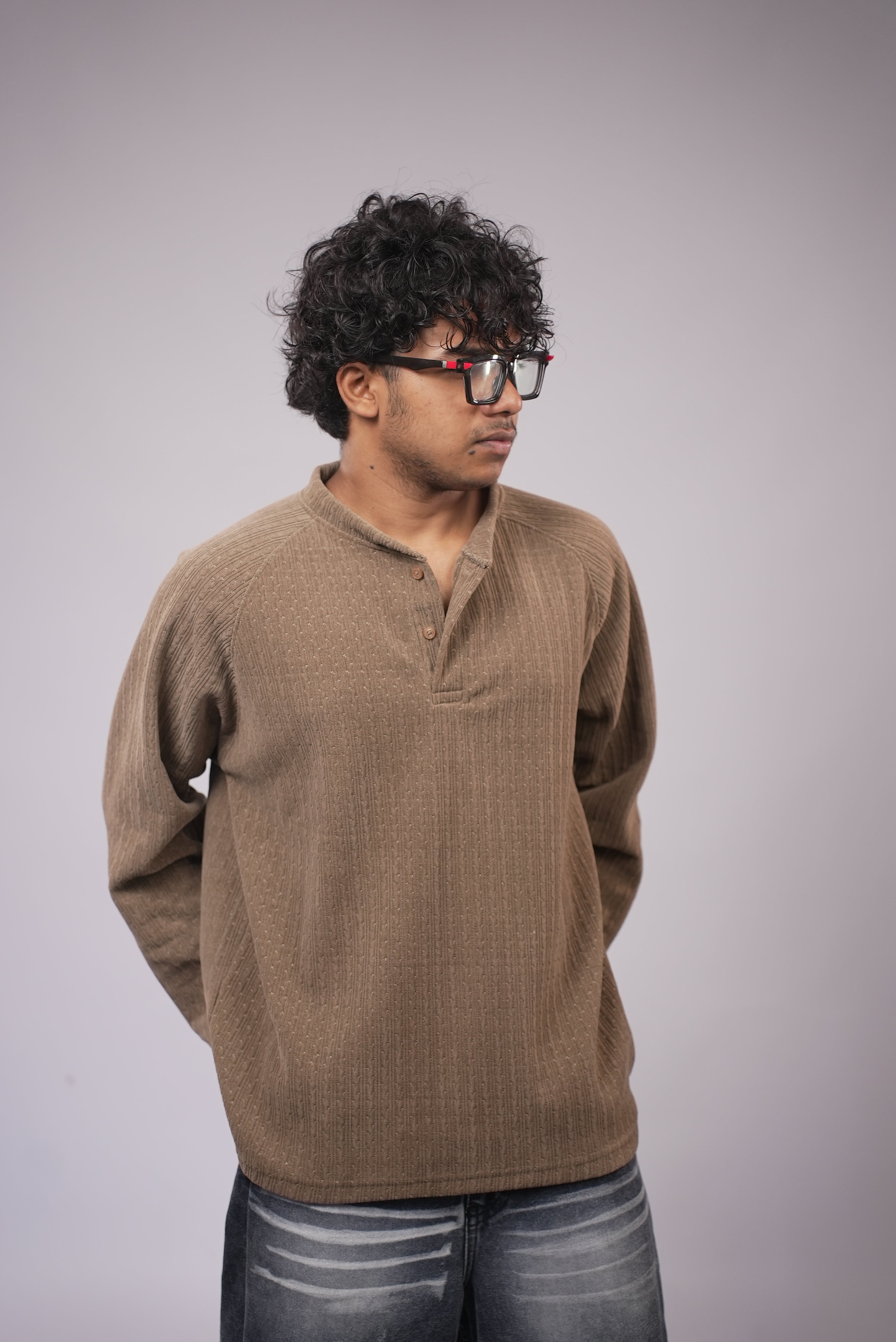 MEN FULL SLEEVE COLLAR T SHIRT