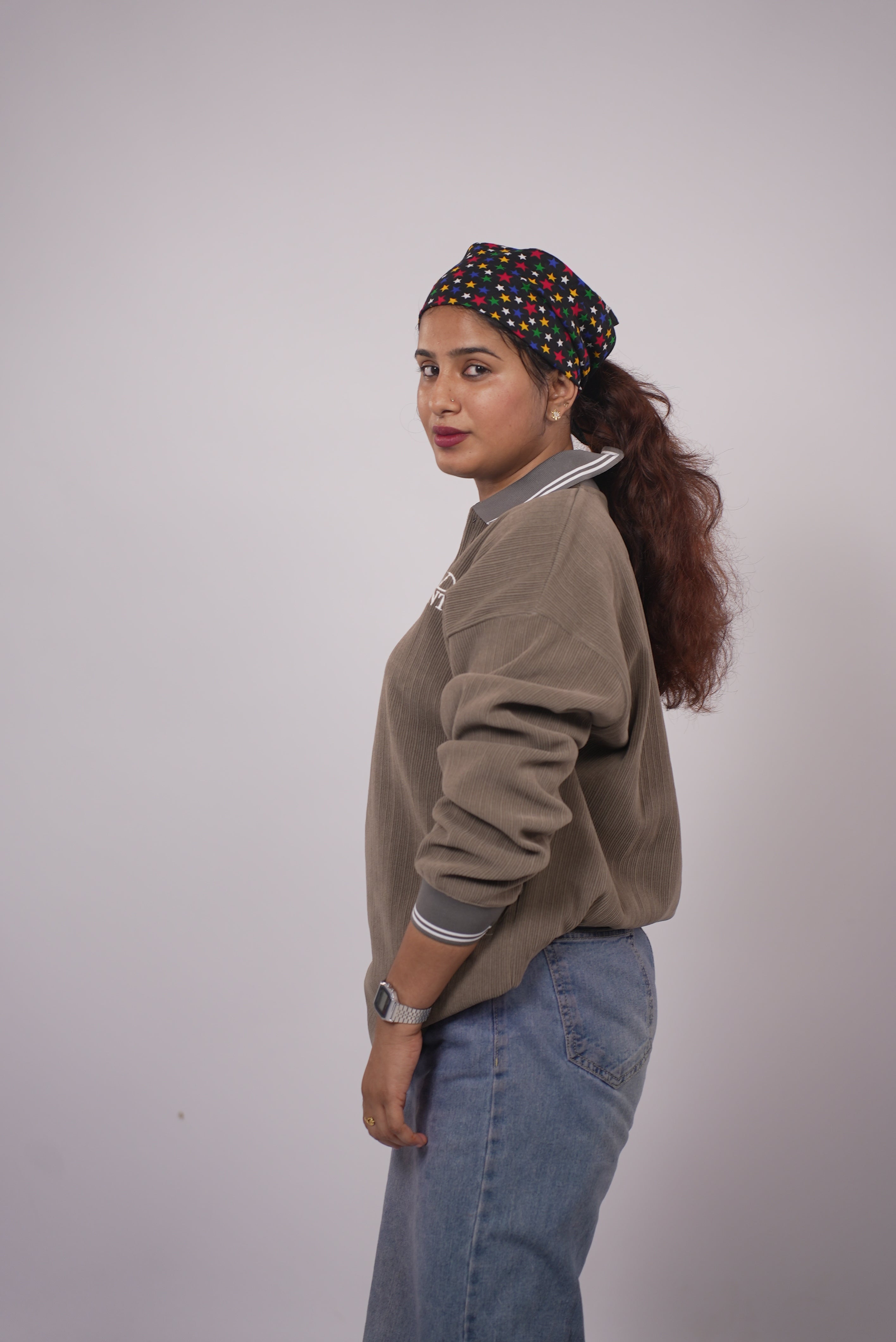 WOMEN OVERSIZE KNIT SWEATER